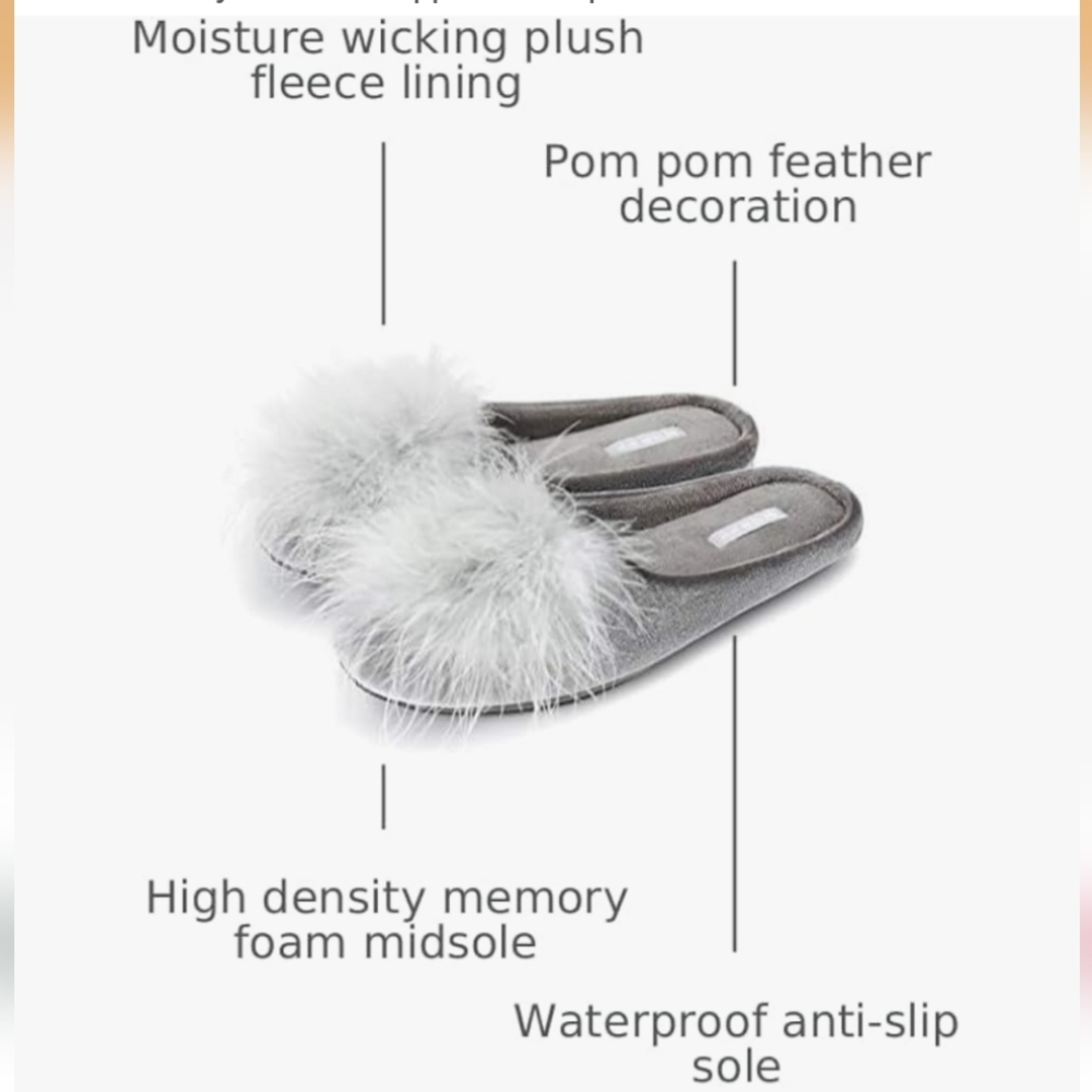 Cozy Velvet Memory Foam House Slippers - Picture 6 of 6